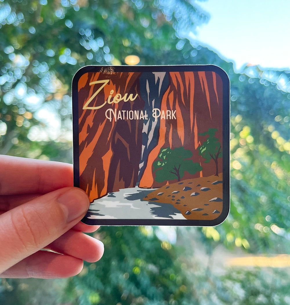 Autocollant du parc national de Zion