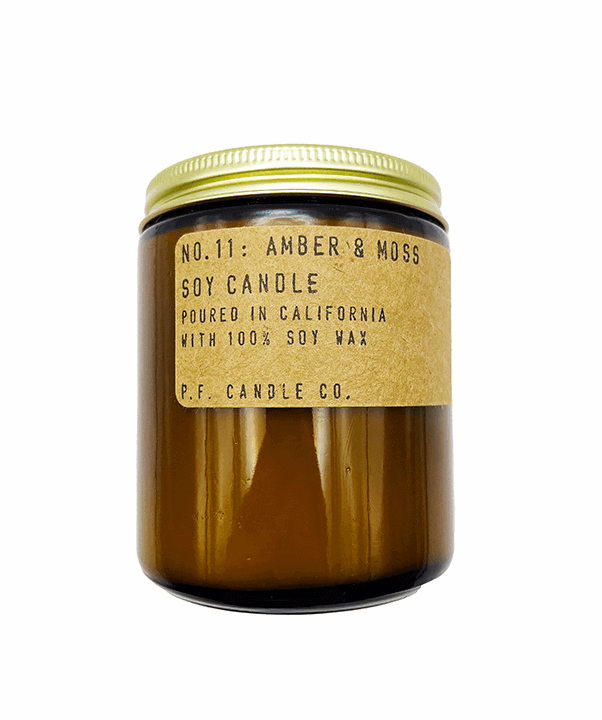 Amber and Moss Candle