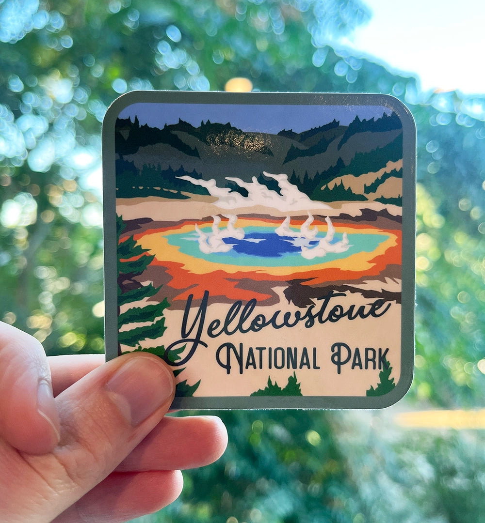 Yellowstone National Park Sticker